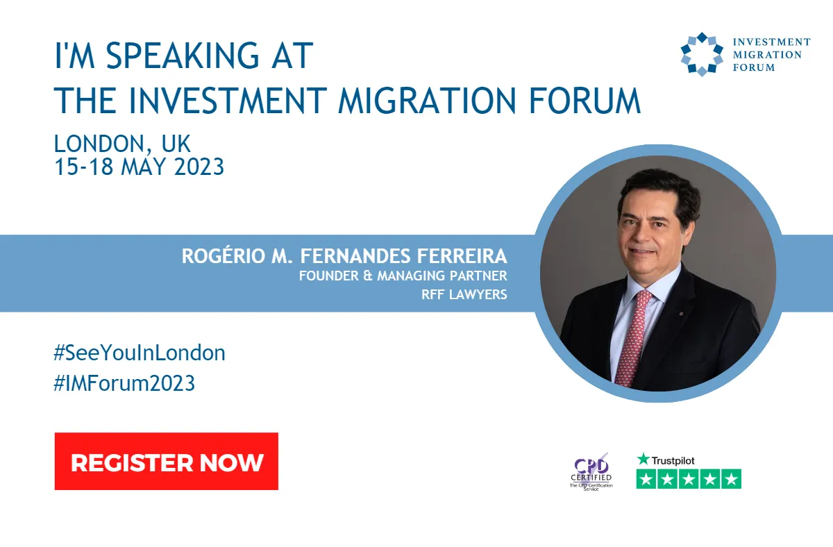 Rogério Fernandes Ferreira will be speaking at IMF in London